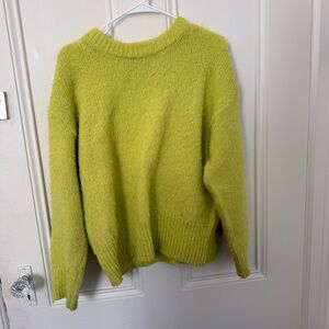 a new day Bright Lime Crewneck Sweater